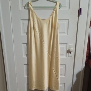 Future Collective, NWOTs Elegant Cream Midi Dress